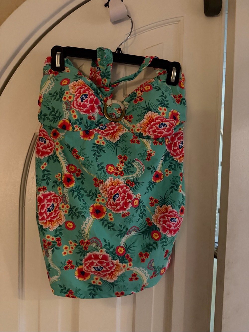 BRAND NEW MATERNITY 2 PIECE SWIMSUIT FLORAL PRINT